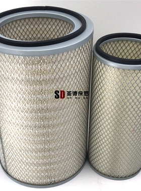 K2738 K2837空气滤芯适配五十铃庆铃F北方奔驰金龙大客车滤清器