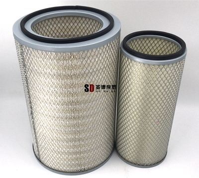 K2738 K2837空气滤芯适配五十铃庆铃F北方奔驰金龙大客车滤清器