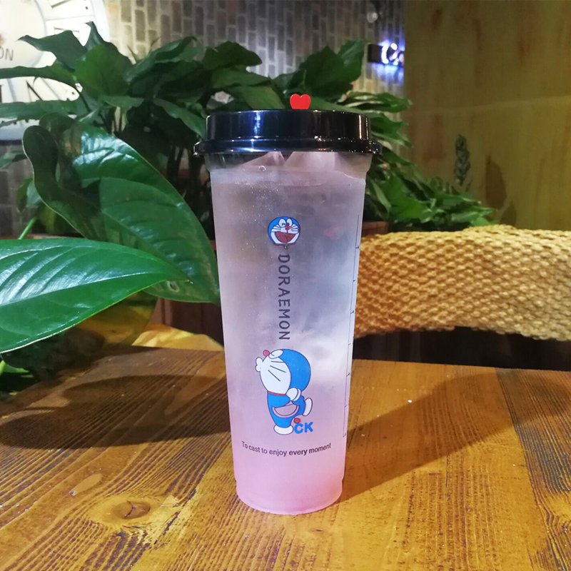 哆啦a梦一次性1000只包邮塑料杯