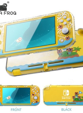 任天堂switchlite透明保护壳nslite水晶壳全包保护套一体硬壳动森