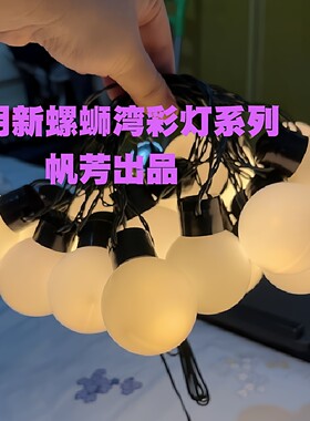 灯串球网红灯露营灯led防水彩灯