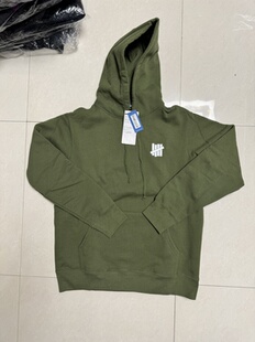 旭洋体育UNDEFEATED 五条杠经典Logo印花图案加绒连帽卫衣 男款