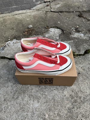 Vans Old Skool Reissue 136耐磨低帮帆布鞋男女同款 VN000MT6CIS