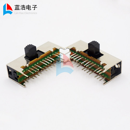 SK-63D01双排3档24脚卧式拨动