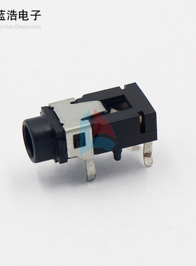 （10个）PJ-321耳机插座3.5mm插孔双声道立体声音频母座 4脚插脚2