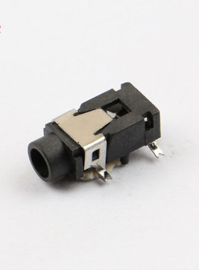 PJ-321立体声耳机插座3.5mm 3.5耳机插孔双声道耳机插座4脚电源座