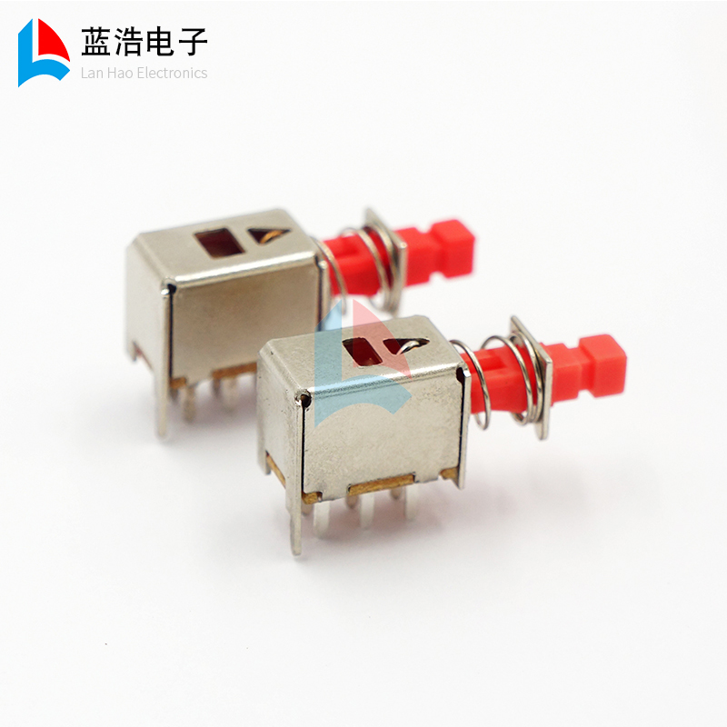 直键开关自锁按键无锁6脚