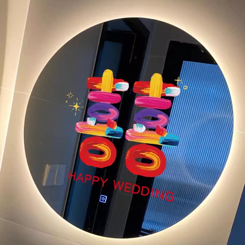 婚礼喜字贴纸结婚专用玻璃静电贴双喜窗花门贴婚房布置套装饰用品