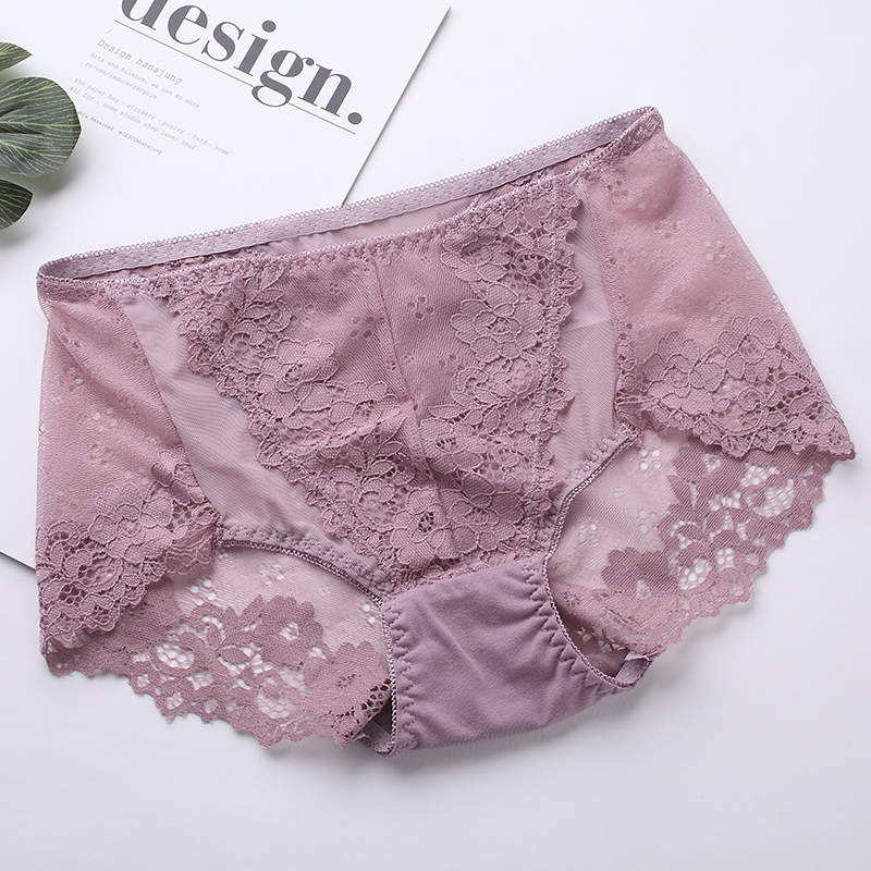 纯棉底中腰包臀柔软薄款三角短裤