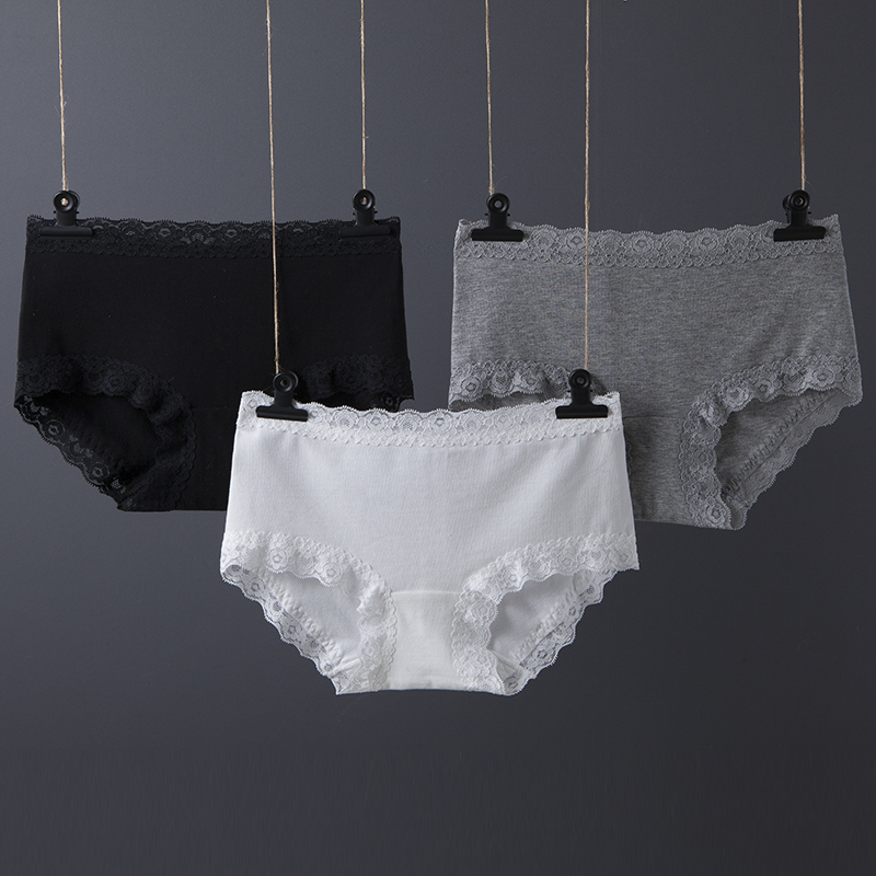 内裤女纯棉底裆中腰夏季