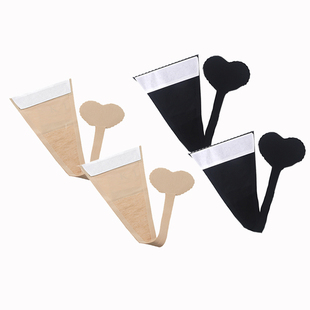 内裤欧美性感自粘式丁字裤情趣隐形无痕一片式心形冰丝C字裤纯欲