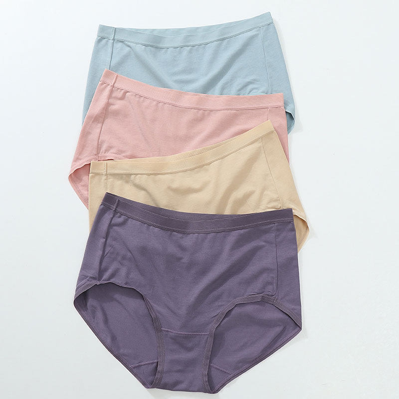 中腰轻薄内裤女简约莫代尔无痕