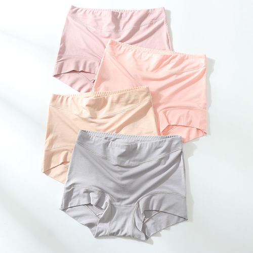 大码女高弹莫代尔内裤防走光舒适
