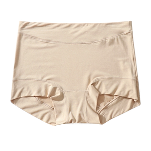 内裤女莫代尔高腰收腹提臀薄防走光打底底裤安全四平角大码二合一