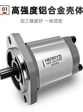 液压油泵齿轮泵HGP-3A-F11R13R23RF17RF19R14R6RF30R泵出口专用