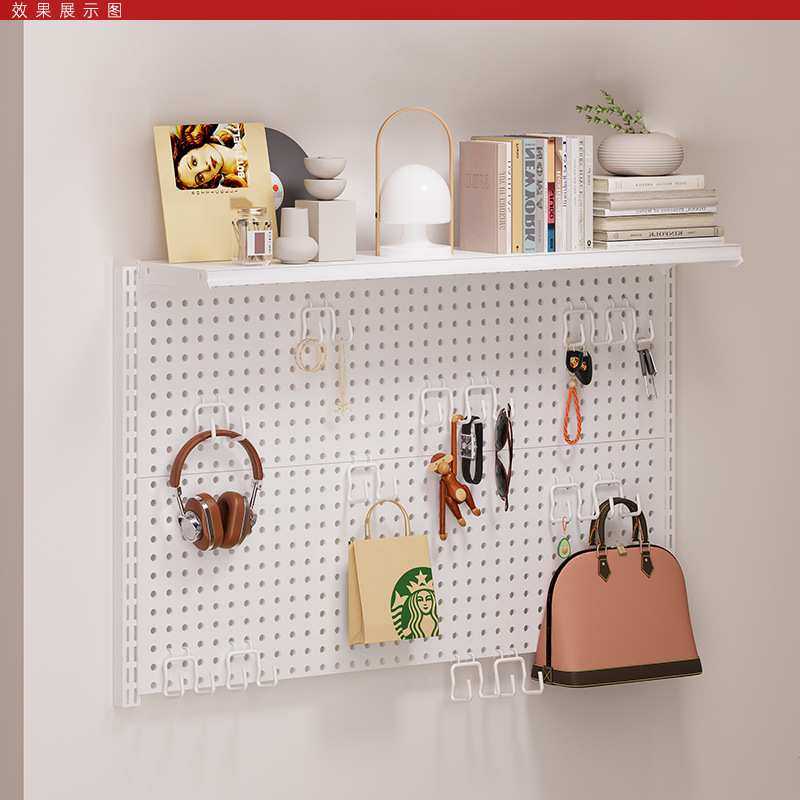 铭添洞洞板墙上置物架家用书架挂墙式轨道墙面隔板架子简易金属收,鲜花速递/花卉仿真/绿植园艺,割草机/草坪机,淘宝优惠券,粉丝福利购,淘宝优惠卷