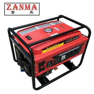 赞马6.5kW汽油发电机组220V手启动银行电力防汛部门用上海发电机