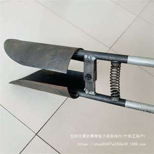 取土器夹铲对锹夹土对锹打洞掏土挖坑电线杆夹铲电力工具夹板铁锹