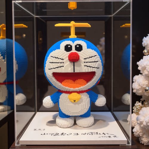 2026新款巨大哆啦A梦机器猫国潮卡通积木高难度串联益智玩具礼物