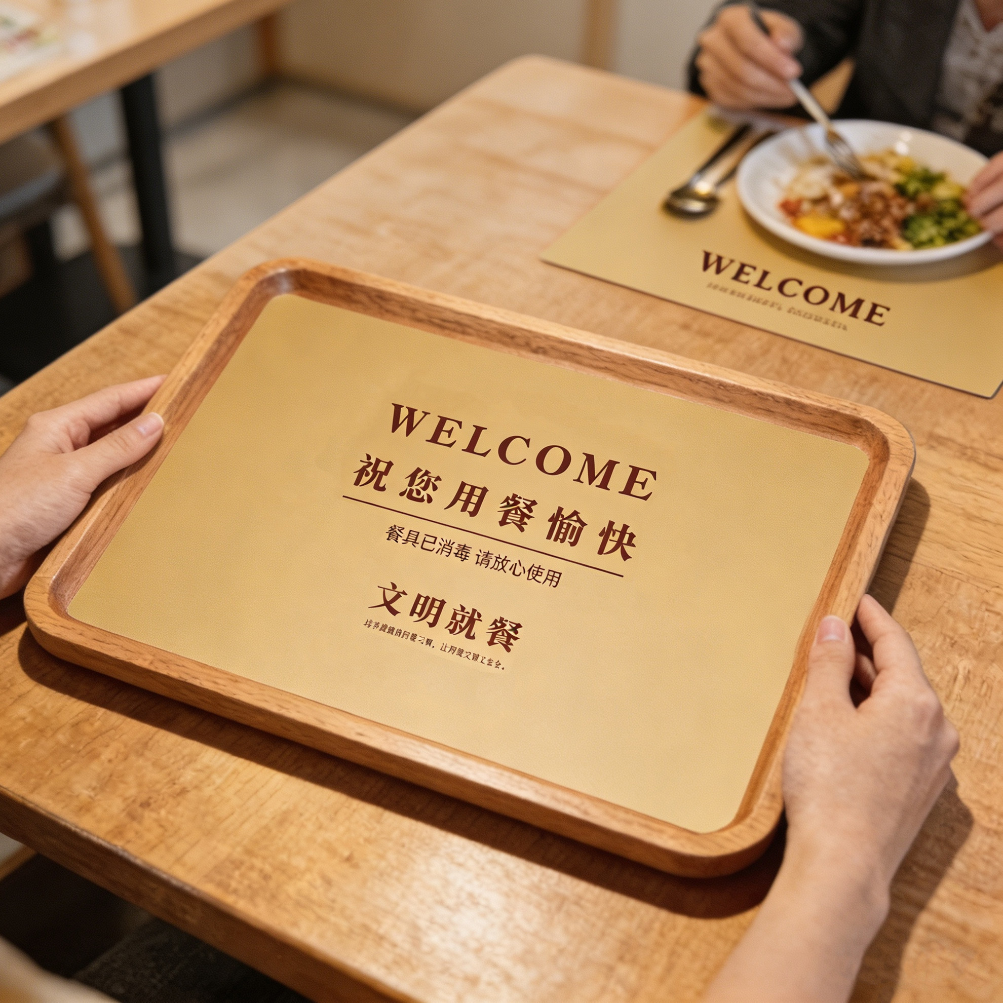 易复得一次性牛皮餐垫纸优质纸张图片