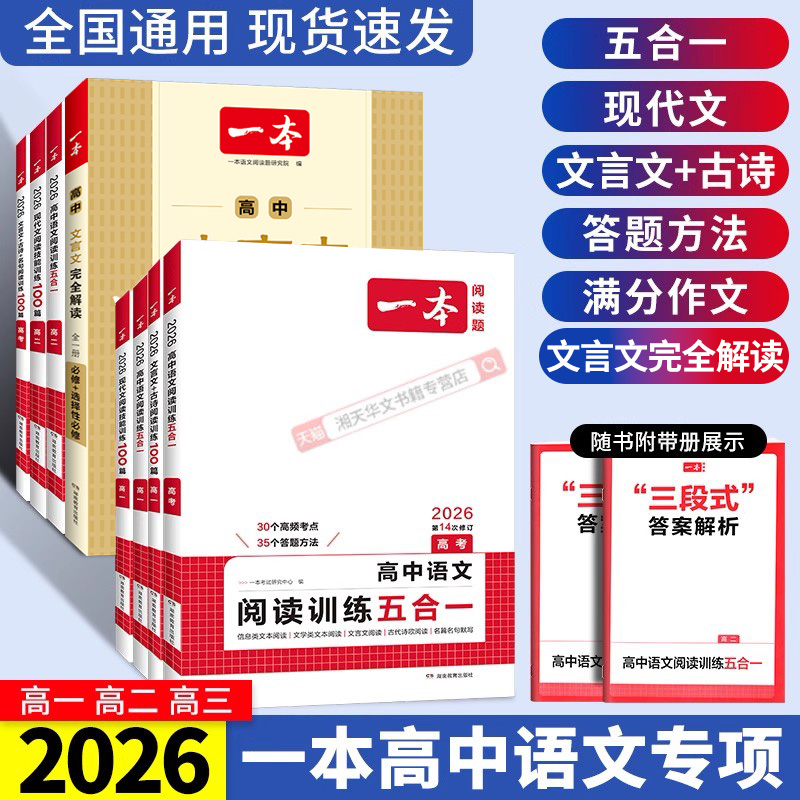 一本高中语文专项训练