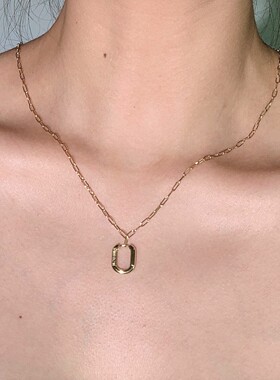 abs925银男女轻奢项链