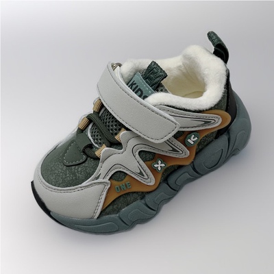 包邮开心娃机能鞋童鞋儿童宝宝鞋婴儿鞋棉鞋冬款加绒男女童学步鞋