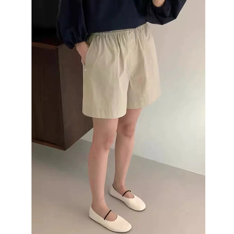 060620~「贝壳扣凉感短裤」夏季丝光冰感显瘦阔腿女款宽松短裤,女装/女士精品,休闲裤,淘宝优惠券,粉丝福利购,淘宝优惠卷