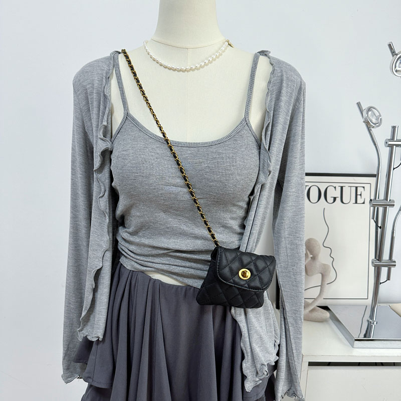 短款长袖短款棉质女款