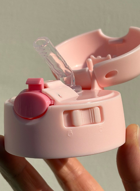 迪士尼水杯盖子3275小比咔3518米菲吸管盖原厂配件防漏硅胶嘴3424