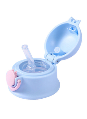 迪士尼保温杯盖配件原厂硅胶吸嘴管防漏密封小比咔萌楚楚盖子3614