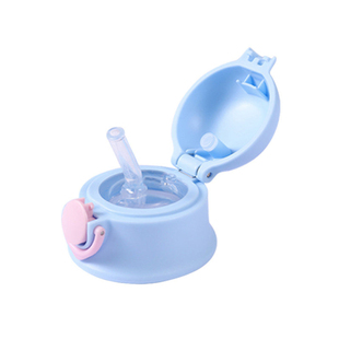 迪士尼保温杯盖配件原厂硅胶吸嘴管防漏密封小比咔萌楚楚盖子3614