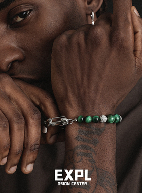 Mordekai圆环扣拼接男嘻哈女手链