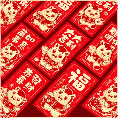 2026新款马年红包创意立体卡通