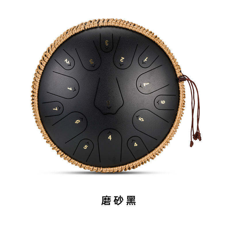 级15音空灵鼓无忧鼓手碟鼓色空鼓钢舌鼓儿童成人打击乐器c调14寸1