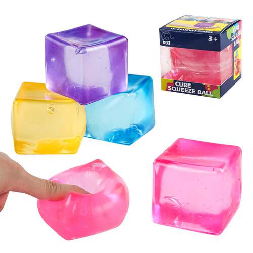fidget Toy ice cubes, kneading squeeze and slow rebound解压
