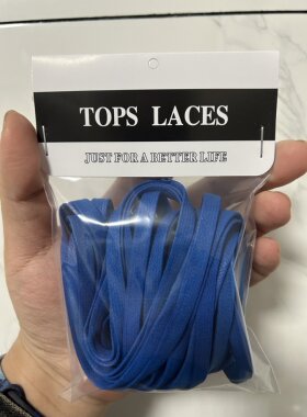 aj1倒钩宝蓝油蜡适配鞋带