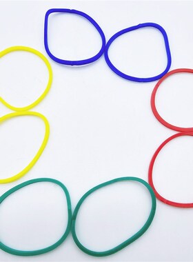 0053 彩色皮筋 魔术师 可拉抻7倍 Kin maic  魔术道具配件