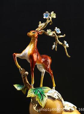 珐琅彩葫芦摆件轻奢客厅电视柜摆设品酒柜装饰千乔迁婚庆祝贺