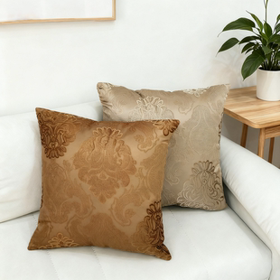 欧式复古提花抱枕套客厅沙发靠垫套卧室床头靠枕套民宿装饰靠背垫
