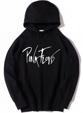 摇滚pinkFloyd 平克弗洛伊德专辑封面男女秋冬装加绒套头连帽卫衣