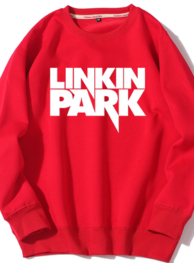 欧美摇滚乐队林肯公园圆领卫衣 男女linkin park男女圆领加绒卫衣