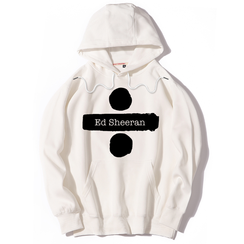 Ed Sheeran专辑 艾德希兰 黄老板 男女秋冬装加绒套头连帽卫衣