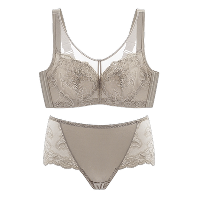 曼舒佳性感有钢圈棉料调整型文胸