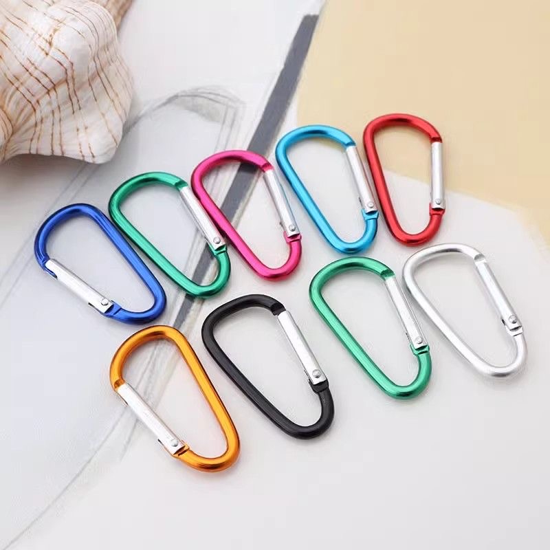 背包D型挂扣快挂户外多功能登山扣装备挂钩钥匙扣水壶铝合金
