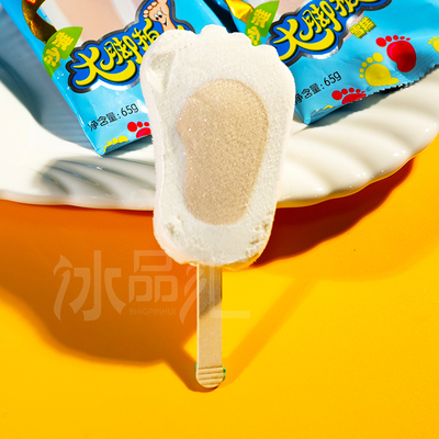 5支大脚板-五丰沙滩大脚板冰淇淋雪糕冰棒上口爱冷饮牛奶巧克力味
