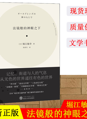 法镜般的神眼之下 堀江敏幸 武汉大学出版社 文学小说作品集 日本纯文学王道作家堀江敏幸作品 短篇小说代表作 正版