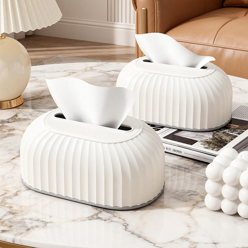 桌面多功能高级感纸巾盒