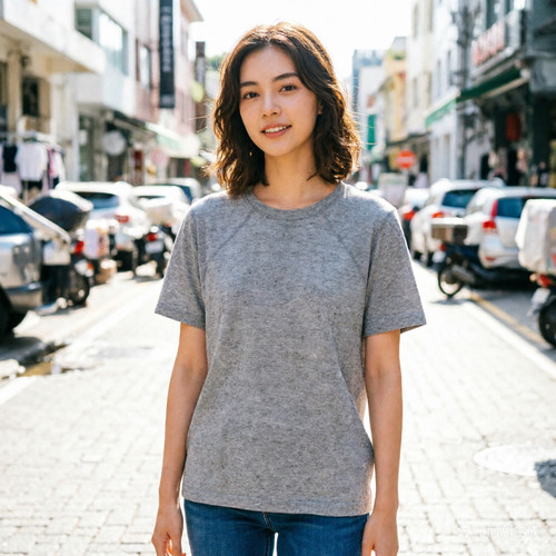 2026春季新款时尚百搭显瘦短袖T恤女上衣潮060