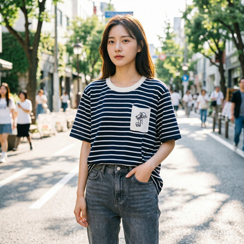 2026春季新款时尚百搭显瘦针织短袖T恤女上衣潮26622